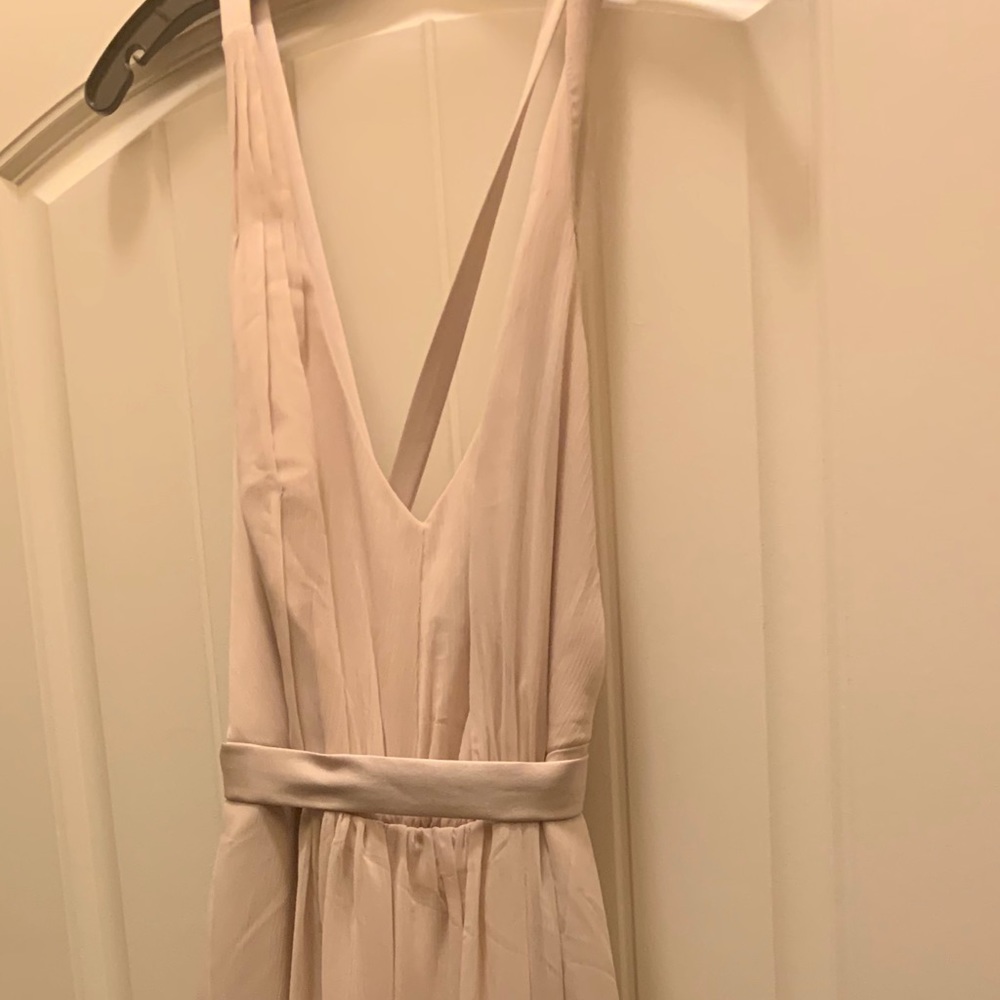 David’s Bridal White By Vera Vang Champagne Dress